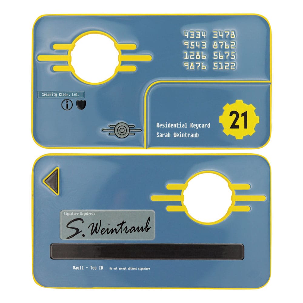 Fallout: New Vegas Replik Vault 21 Security Keycard Limited Edition Image 6