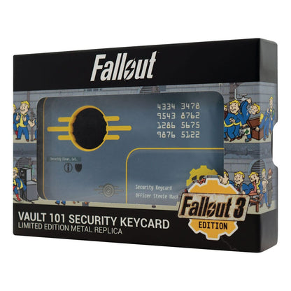 Fallout 3 Replik Vault 101 Security Keycard Limited Edition Image 3