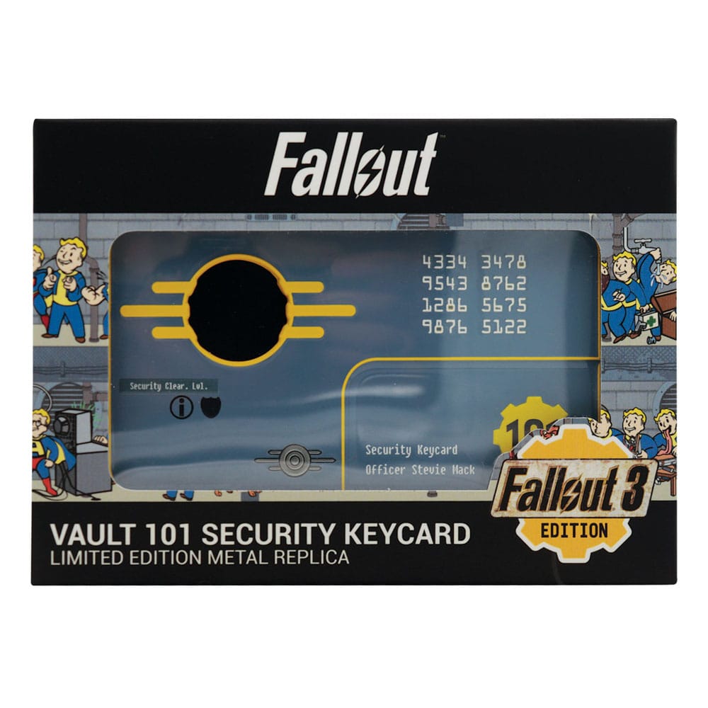 Fallout 3 Replik Vault 101 Security Keycard Limited Edition Image 5