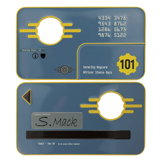 Fallout 3 Replik Vault 101 Security Keycard Limited Edition Image 1