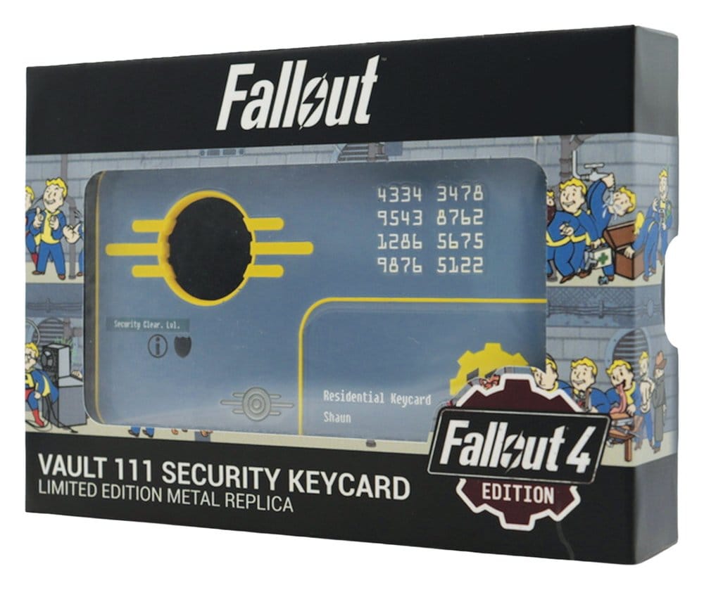 Fallout Replik Security Keycard Vault 111 Limited Edition 11 cm Image 5