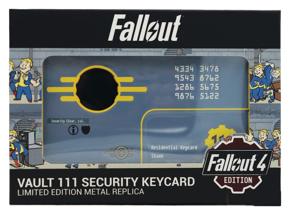 Fallout Replik Security Keycard Vault 111 Limited Edition 11 cm Image 7