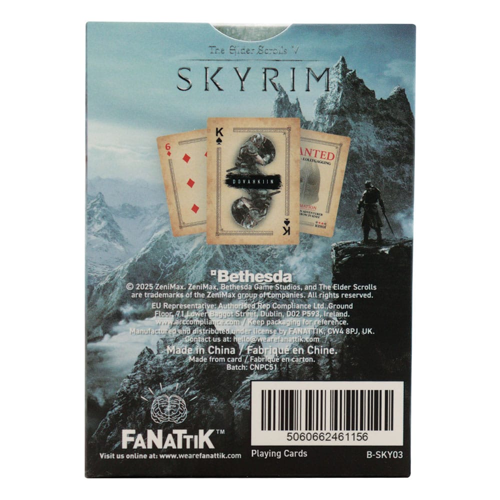 Elder Scrolls Skyrim Spielkarten Display (12) Image 3