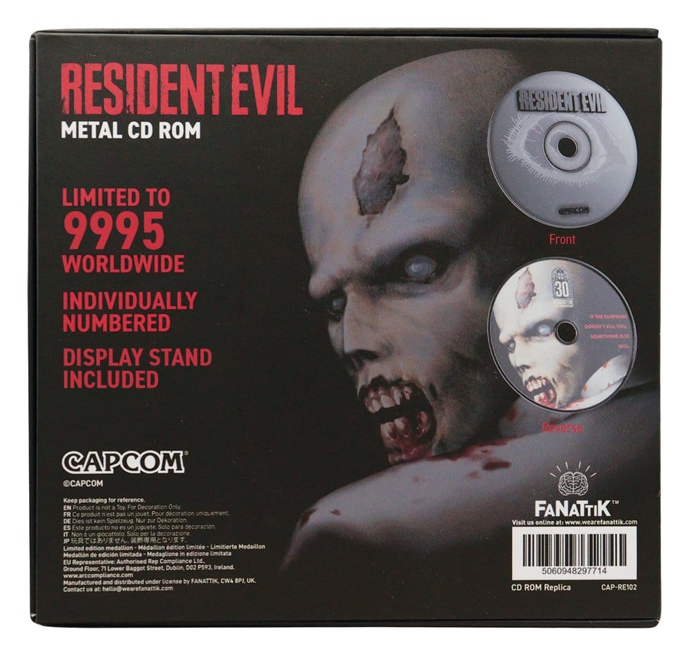 Resident Evil Replik CD-ROM 30th Anniversary Limited Edition 11 cm Image 7
