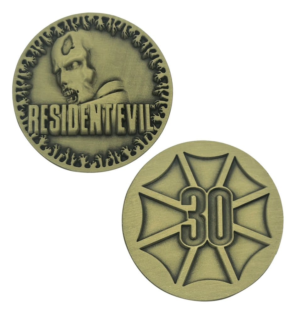 Resident Evil Sammelmünze 30th Anniversary Antique Brass Edition Image 2