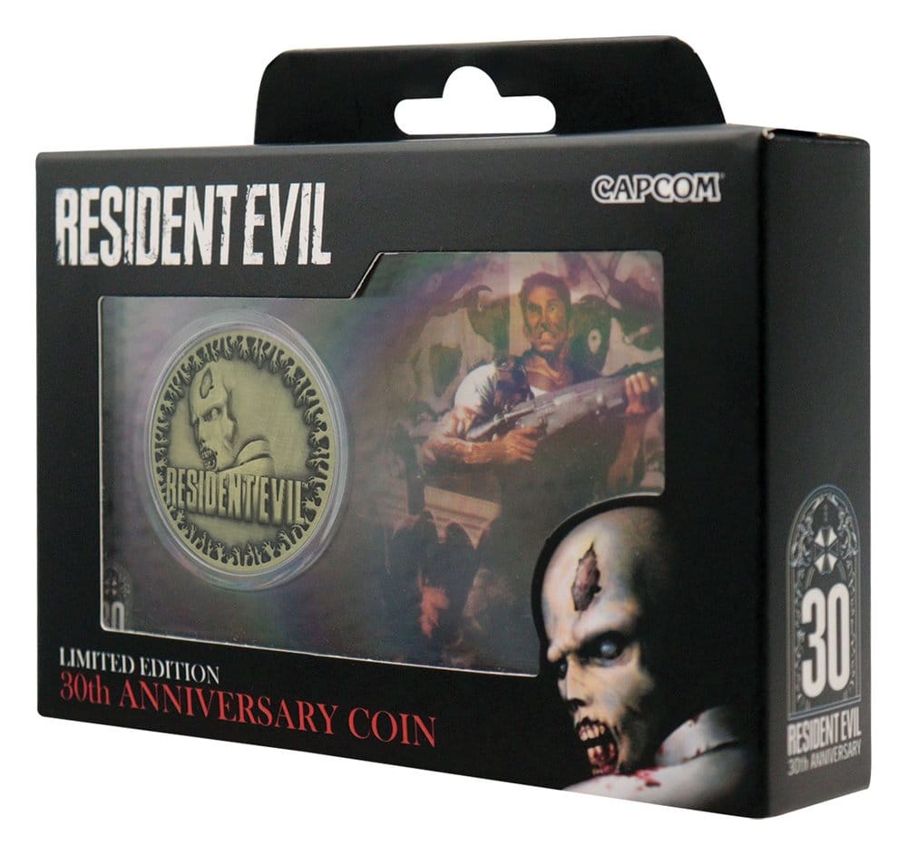 Resident Evil Sammelmünze 30th Anniversary Antique Brass Edition Image 3