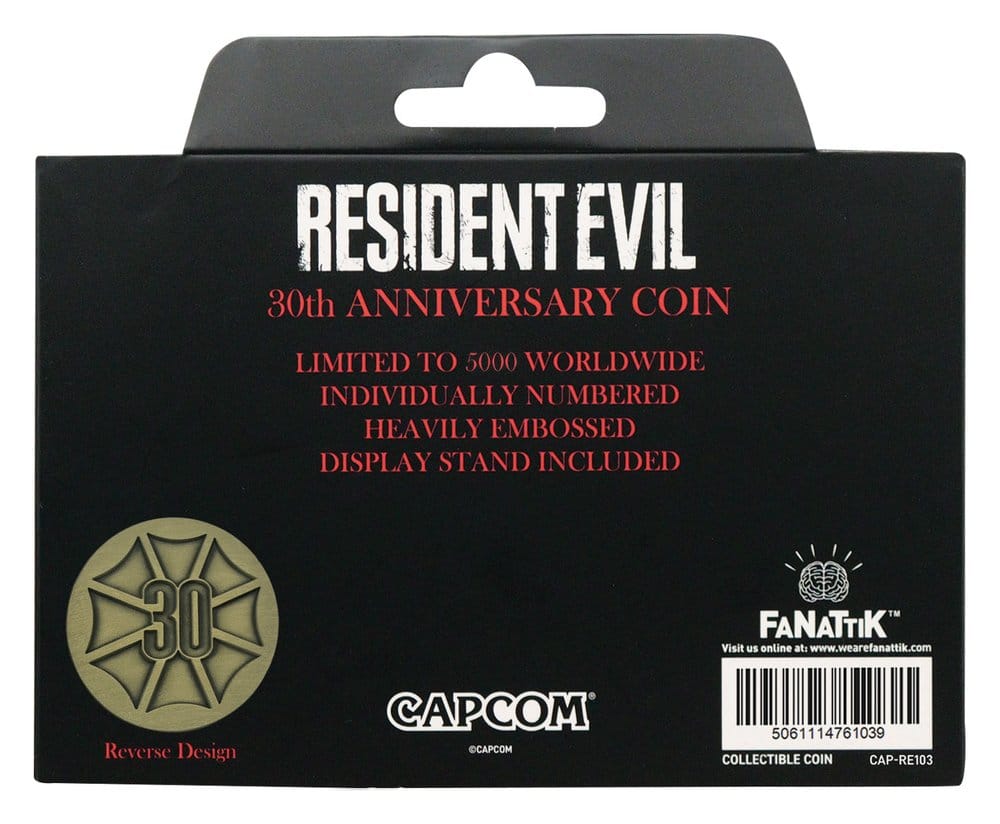 Resident Evil Sammelmünze 30th Anniversary Antique Brass Edition Image 4