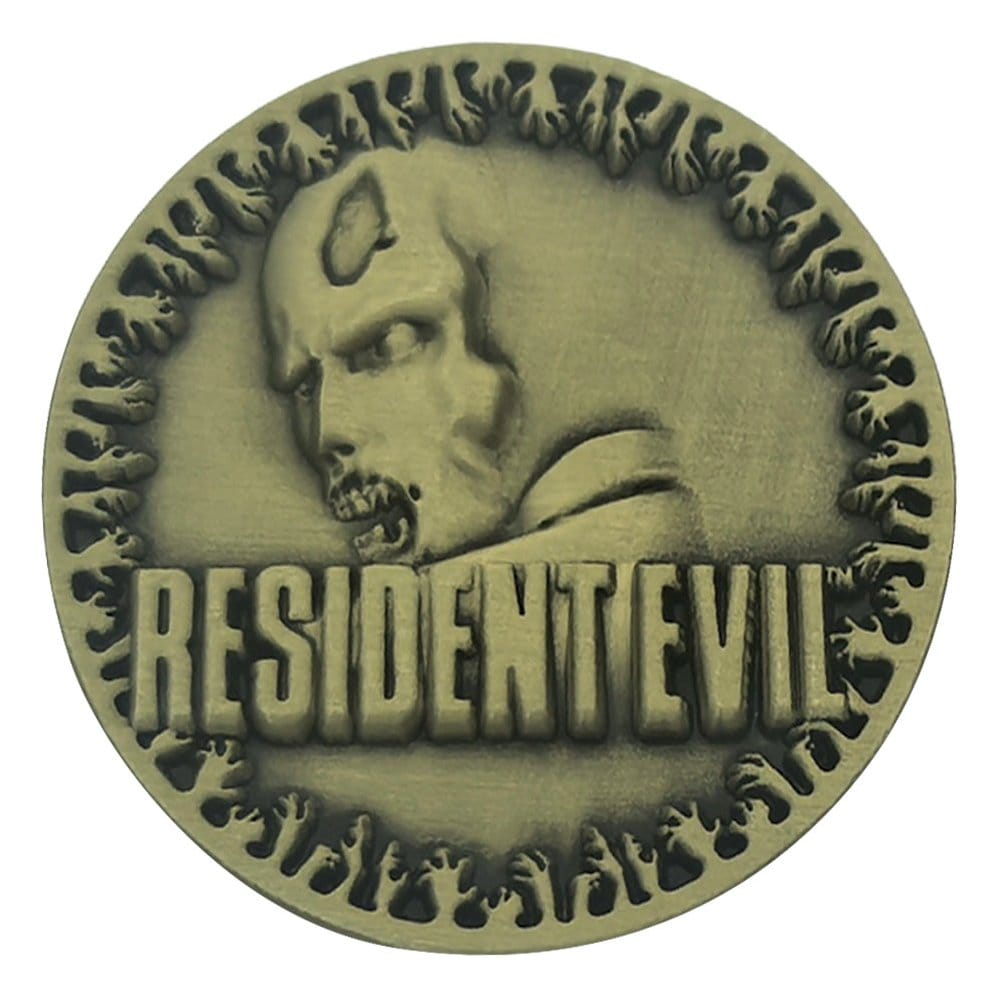 Resident Evil Sammelmünze 30th Anniversary Antique Brass Edition Image 1