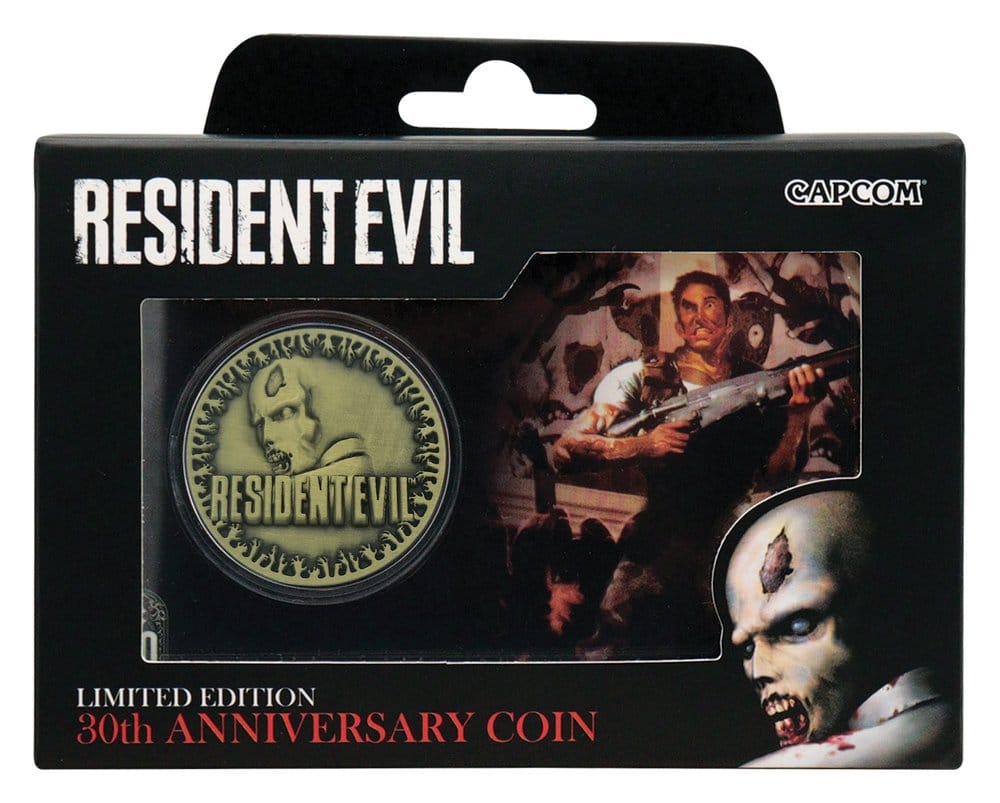 Resident Evil Sammelmünze 30th Anniversary Antique Brass Edition Image 5