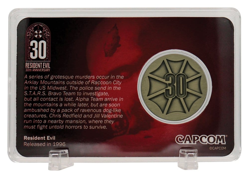 Resident Evil Sammelmünze 30th Anniversary Antique Brass Edition Image 7