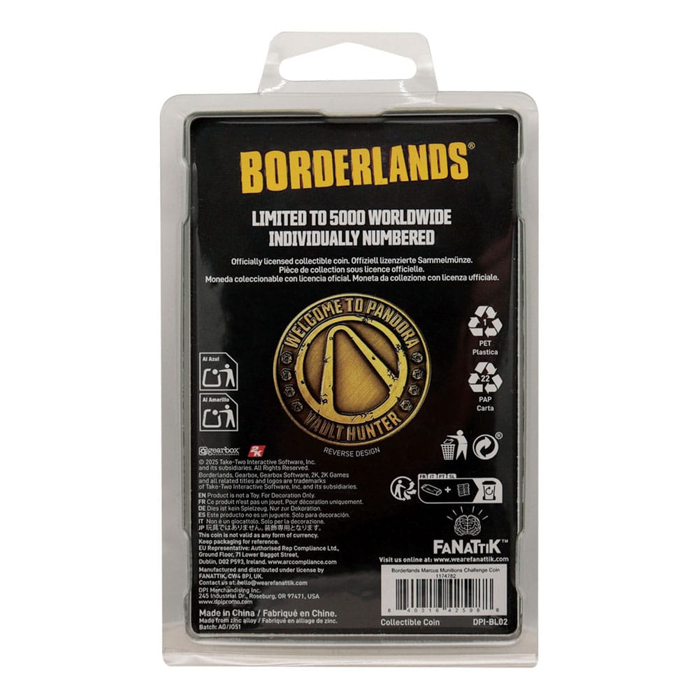 Borderlands Sammelmünze Marcus Munitions Limited Edition Image 3
