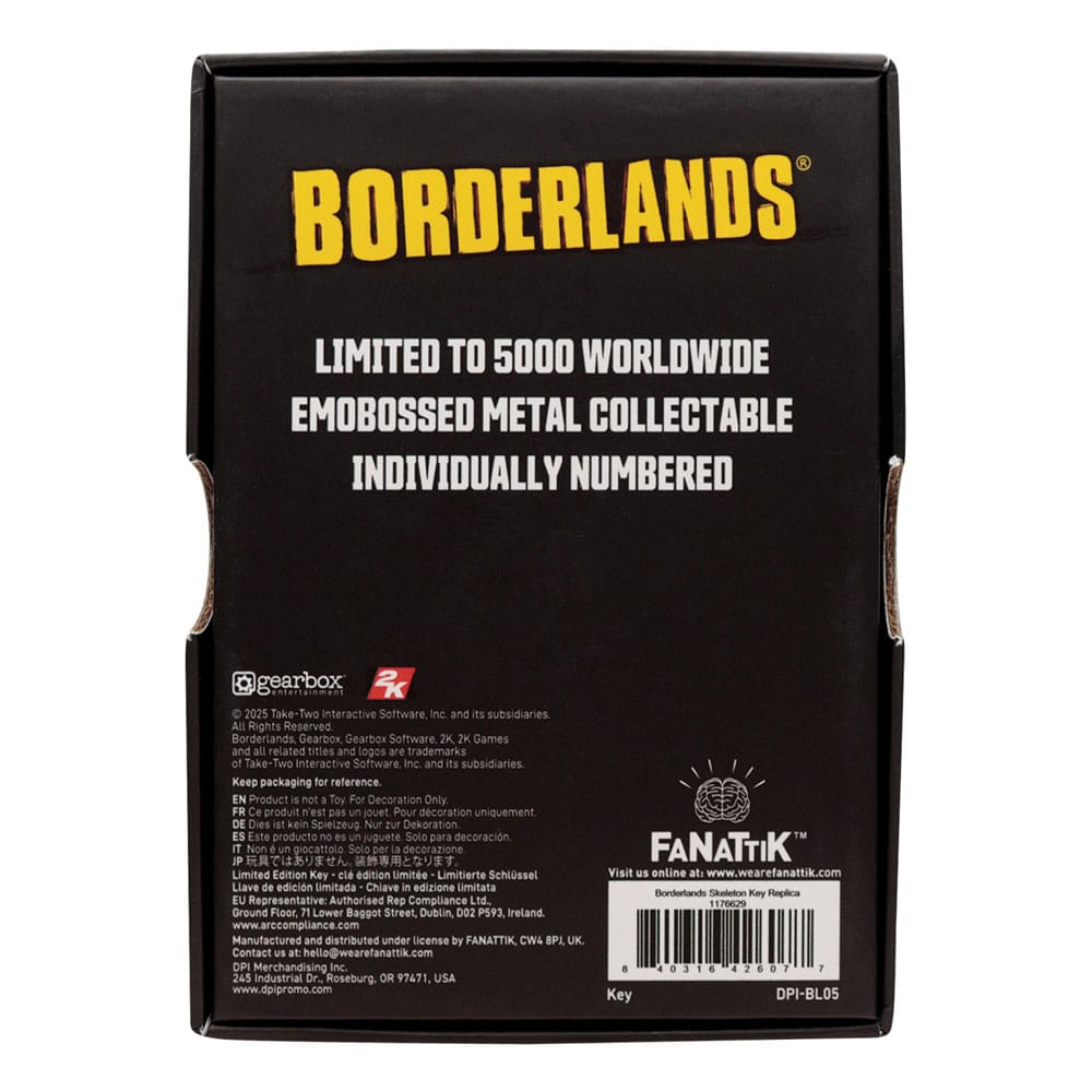Borderlands Replik Gold Key Image 3
