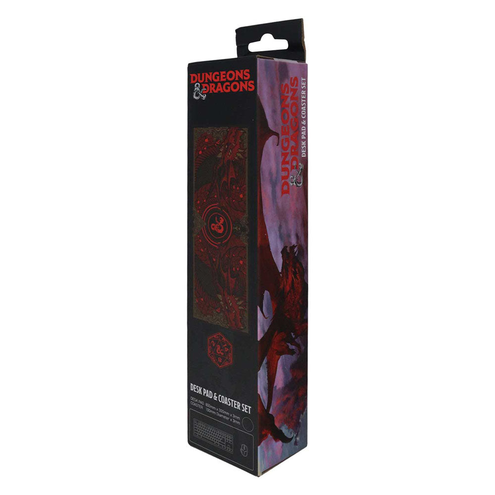 Dungeons & Dragons Schreibtischunterlage & Untersetzer Set Graphic Image 4
