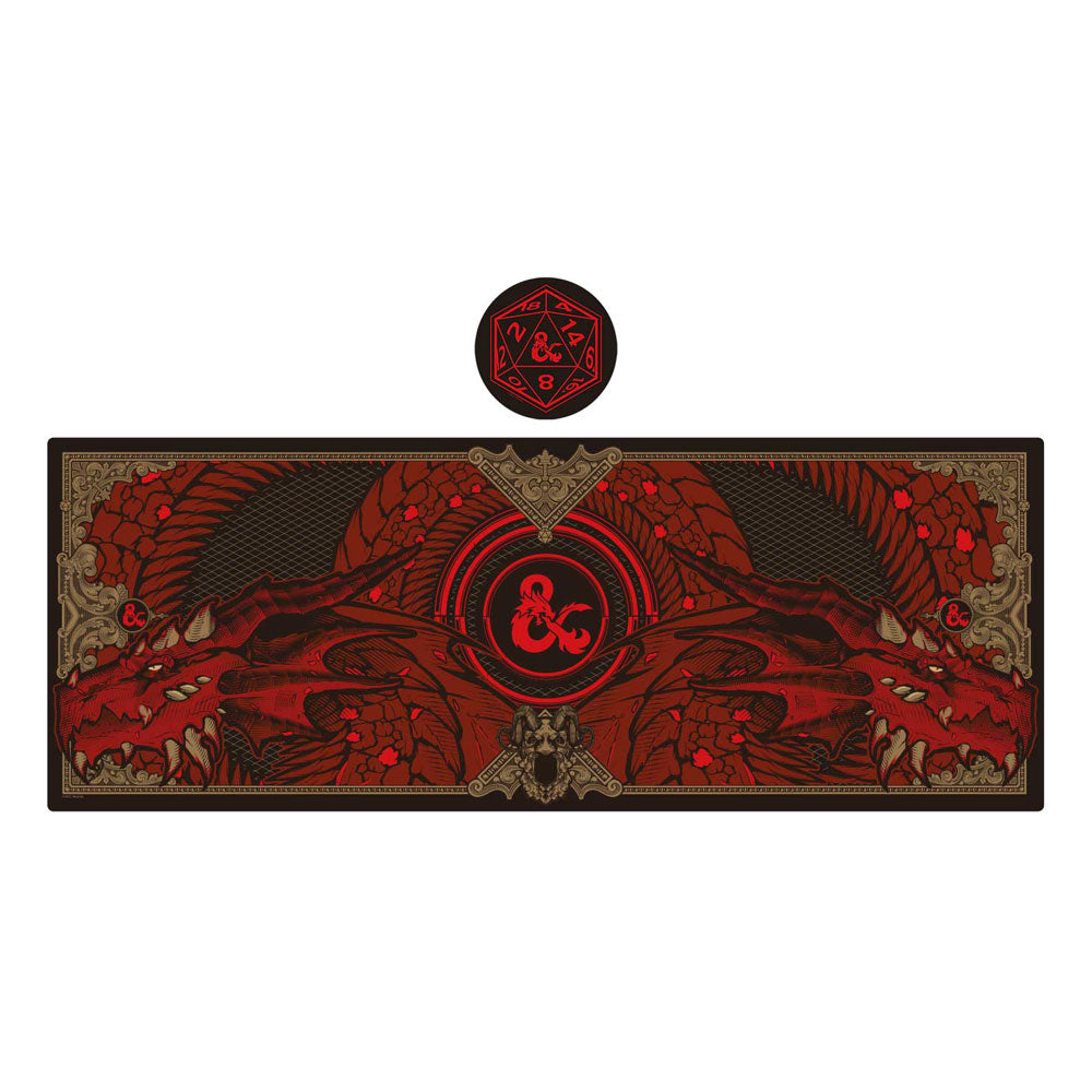 Dungeons & Dragons Schreibtischunterlage & Untersetzer Set Graphic Image 1