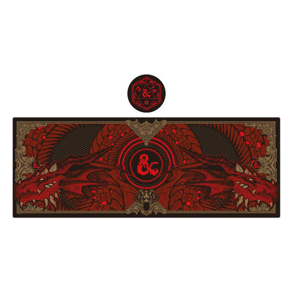 Dungeons & Dragons Schreibtischunterlage & Untersetzer Set Graphic Image 1