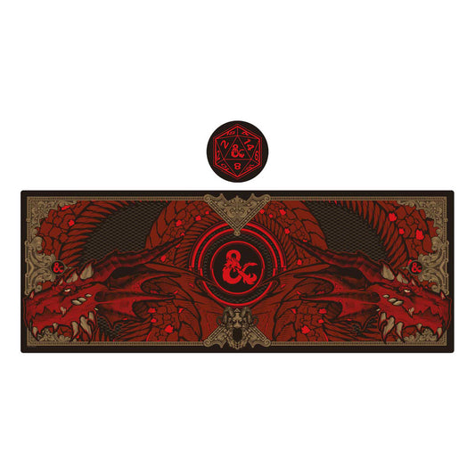 Dungeons & Dragons Schreibtischunterlage & Untersetzer Set Graphic Image 1