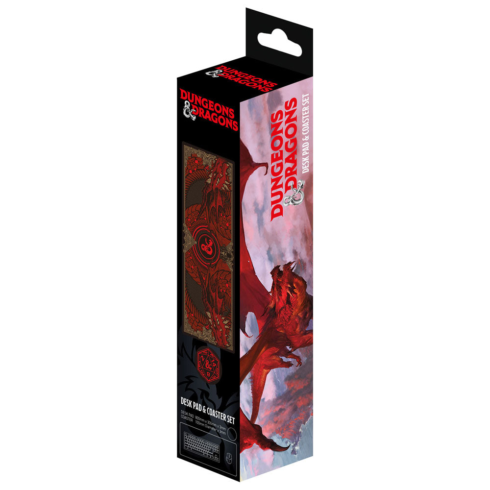 Dungeons & Dragons Schreibtischunterlage & Untersetzer Set Graphic Image 6