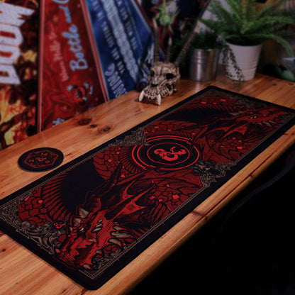 Dungeons & Dragons Schreibtischunterlage & Untersetzer Set Graphic Image 9
