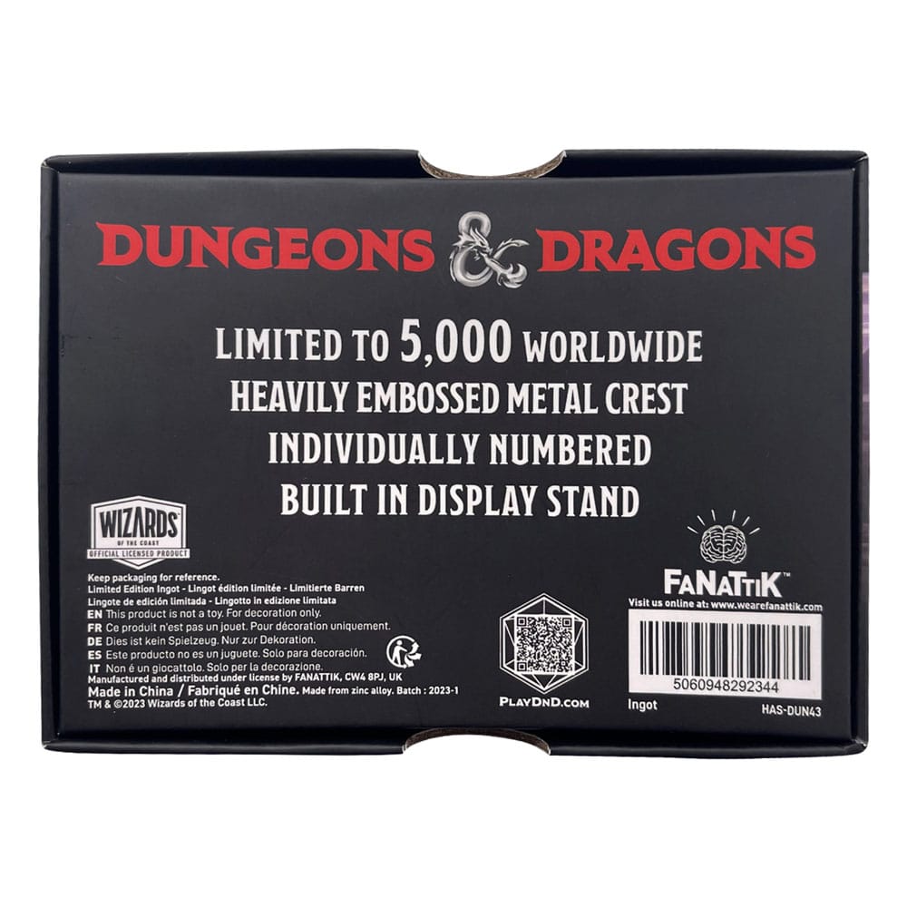 Dungeons & Dragons Metallbarren Mithral Hall Limited Edition Image 4