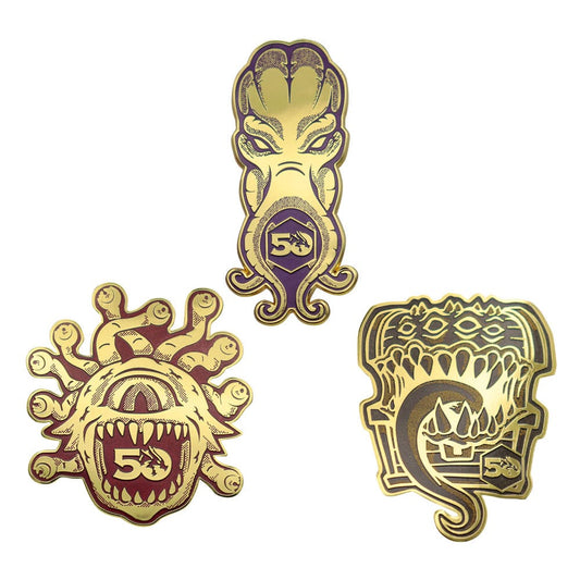 Dungeons & Dragons Ansteck-Pins 3er-Set 50th Anniversary Image 1