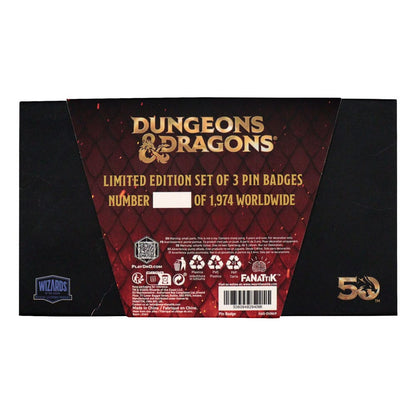Dungeons & Dragons Ansteck-Pins 3er-Set 50th Anniversary Image 3