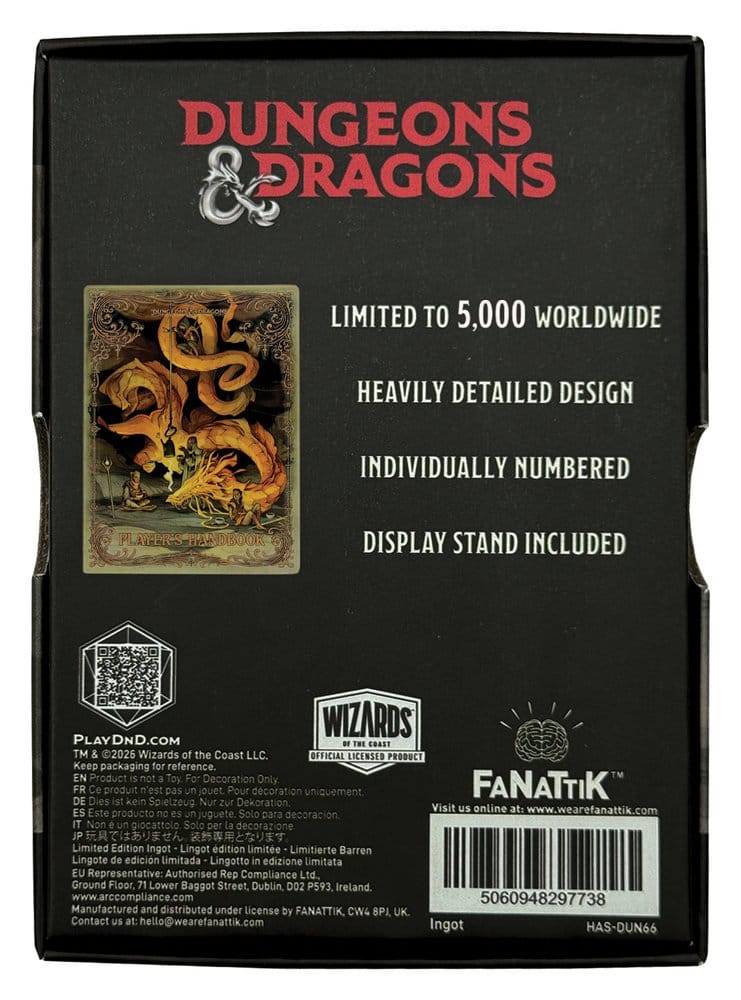 Dungeons & Dragons Metallbarren Player´s Handbook Alternate Cover Limited Edition Image 3