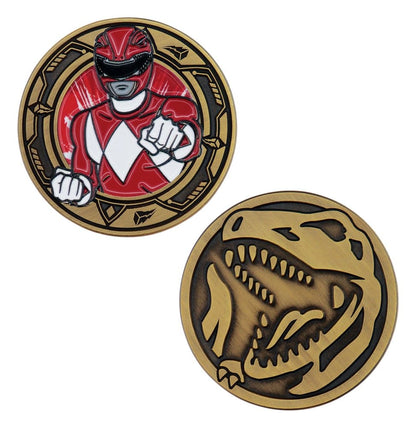Power Rangers Sammelmünze Red Ranger Limited Edition Image 2