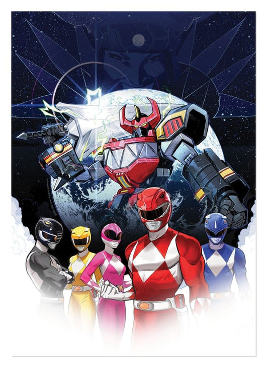 Power Rangers Kunstdruck Limited Edition 42 x 30 cm Image 1