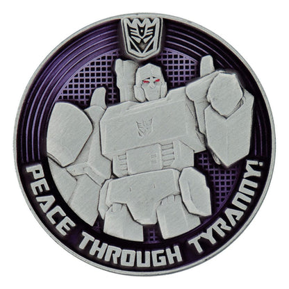 Transformers Generation 1 Sammelmünze G1 Autobots vs Decepticons Limited Edition 4 cm Image 2
