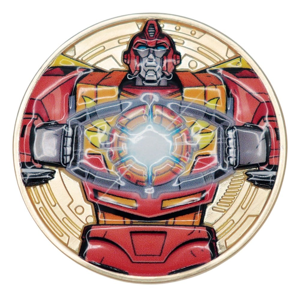 Transformers Sammelmünze The Movie 40th Anniversary Limited Edition 24k Gold Plated Image 1