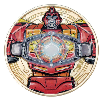 Transformers Sammelmünze The Movie 40th Anniversary Limited Edition 24k Gold Plated Image 1