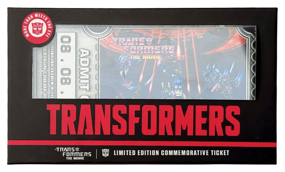 Transformers Replik The Movie 40th Anniversary Movie Ticket Limited Edition 9 x 16 cm Image 4
