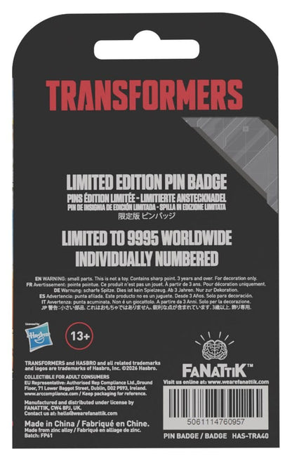 Transformers Ansteck-Pin The Movie 40th Anniversary Unicron Limited Edition Image 2