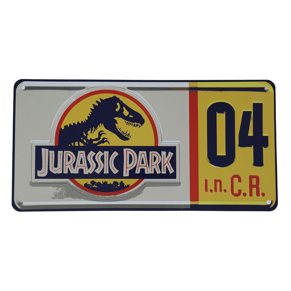 Jurassic Park Replik 1/1 Dennis Nedry Nummernschild Image 1