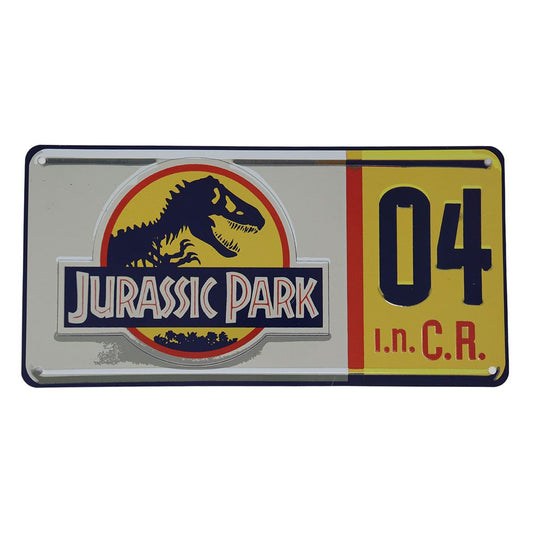 Jurassic Park Replik 1/1 Dennis Nedry Nummernschild Image 1