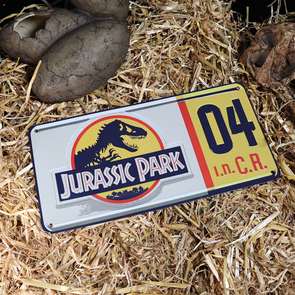 Jurassic Park Replik 1/1 Dennis Nedry Nummernschild Image 2