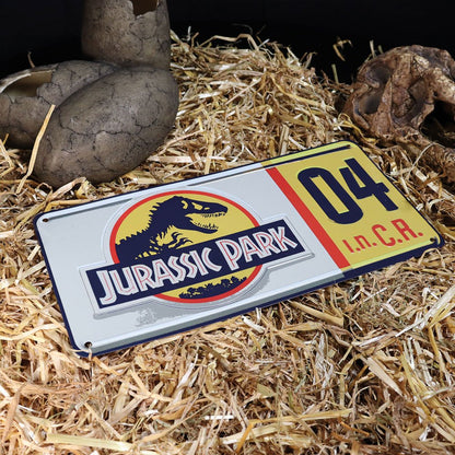 Jurassic Park Replik 1/1 Dennis Nedry Nummernschild Image 3