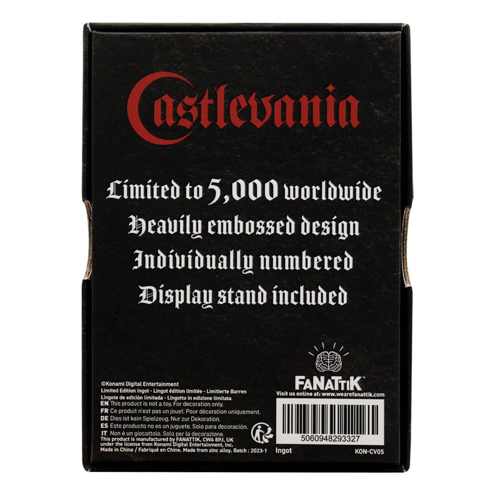 Castlevania Metallbarren Dracula Limited Edition Image 3
