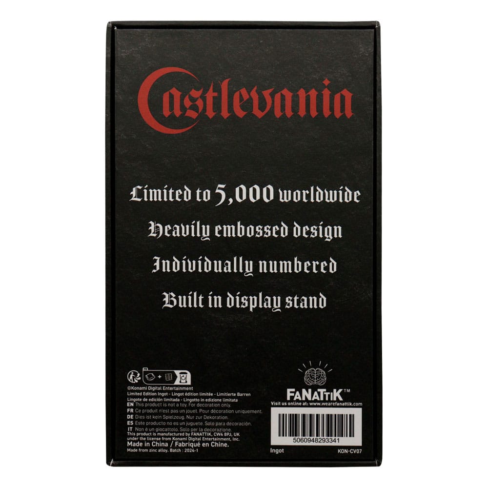 Castlevania Metallbarren Alucard Shield Limited Edition Image 3