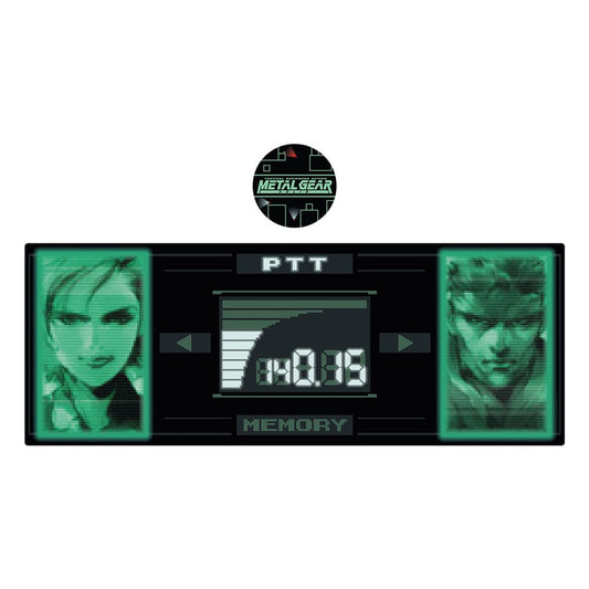 Metal Gear Solid Schreibtischunterlage & Untersetzer Set Solid Snake x Raiden Limited Edition Image 1