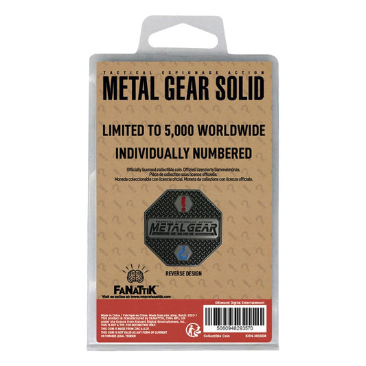 Metal Gear Solid Sammelmünze Solid Snake Limited Edition Image 2
