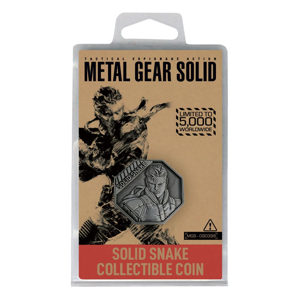 Metal Gear Solid Sammelmünze Solid Snake Limited Edition Image 5