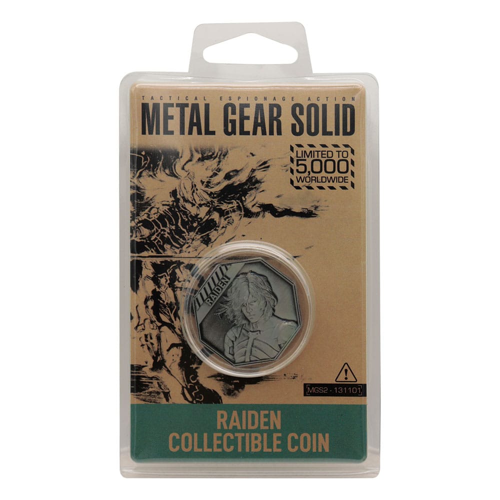 Metal Gear Solid 2 Sammelmünze Raiden Limited Edition Image 4