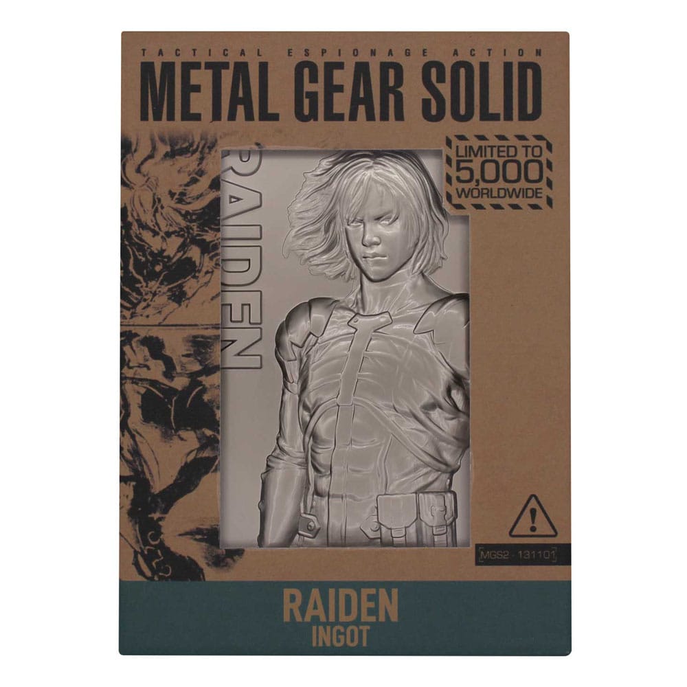 Metal Gear Solid 2 Metallbarren Raiden Limited Edition Image 5