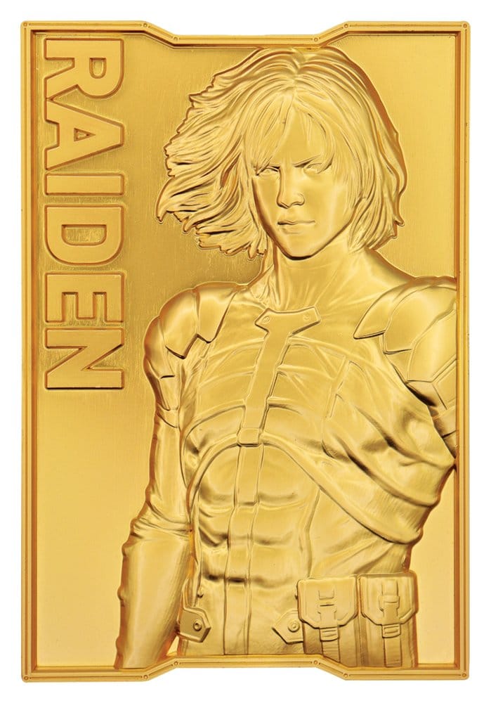 Metal Gear Solid 2 Metallbarren Raiden 24k Gold Plated Limited Edition Image 1