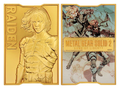 Metal Gear Solid 2 Metallbarren Raiden 24k Gold Plated Limited Edition Image 5