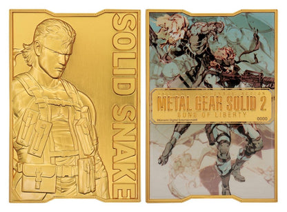 Metal Gear Solid 2 Metallbarren Snake 24k Gold Plated Limited Edition Image 5