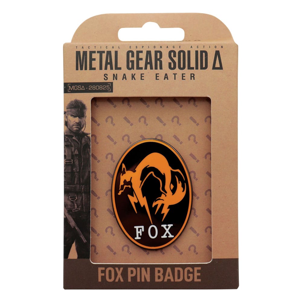 Metal Gear Solid Delta Ansteck-Pin Fox Limited Edition Image 3