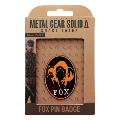 Metal Gear Solid Delta Ansteck-Pin Fox Limited Edition Image 3