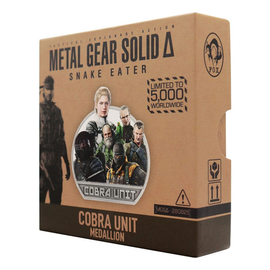 Metal Gear Solid Delta Medaille Cobra Unit Limited Edition Image 2